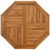 vidaXL Table Top Natural teak wood color Solid teak wood 27.6x27.6x1.0 in