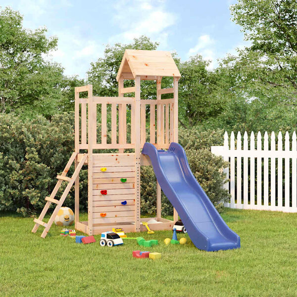 vidaXL Outdoor Playset Pine Solid Pine Wood Large Durable