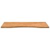 vidaXL Desk Top Light brown Solid oak wood 39.4 x 19.7 in Desk Top