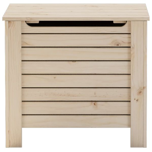 vidaXL Storage Box Natural wood Solid pine wood (untreated) Medium