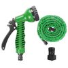 vidaXL Retractable Patio Water Hose with Multi-Functional Spray Nozzle 5 ~ 49.2 '