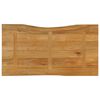 vidaXL Table Top 43.3"x23.6"x1.5" Live Edge Solid Wood Mango