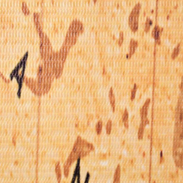 vidaXL Folding Room Divider 47.2x66.9" World Map Yellow