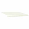 vidaXL Retractable Awning Manual Cream 157.48 x 118.11 in