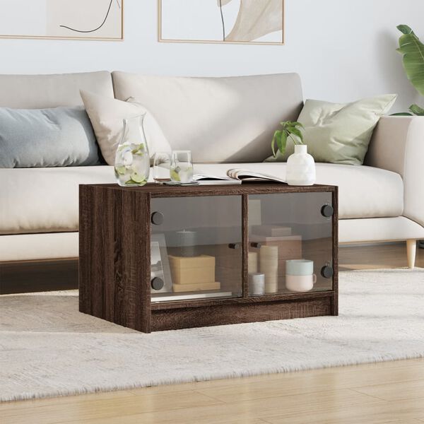 vidaXL Coffee Table Brown oak Engineered wood Medium Coffee Table