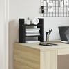 vidaXL Desk Organiser Black 13.6x6.1x14.0" Engineered wood