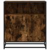 vidaXL Sideboard Smoked Oak Engineered wood, metal 26.8x13.8x29.9 in