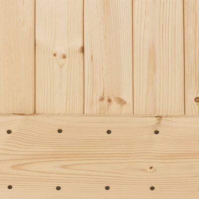 vidaXL Door NARVIK 39.4"x82.7" Solid Wood Pine