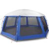 vidaXL Pool Tent with Removable Fly & Mesh Walls Azure Blue 271.7x271.7"