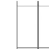 vidaXL 4-Panel Room Divider White 78.7"x86.6" Fabric