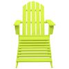 vidaXL Garden Chair Green Solid fir wood Detachable Garden Chair Other