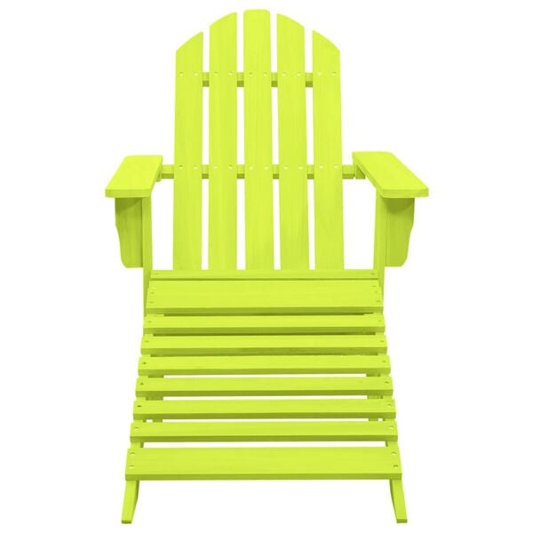 vidaXL Garden Chair Green Solid fir wood Detachable Garden Chair Other