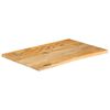 vidaXL Table Top Natural Solid mango wood Medium Table Top Rectangular
