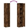 vidaXL Highboard Smoked Oak Engineered wood Large Highboard