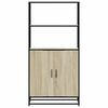 vidaXL Highboard Sonoma oak Engineered wood Slim Highboard Rectangular