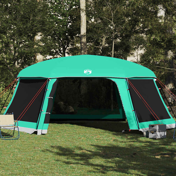 vidaXL Pool Tent with Removable Fly & Mesh Walls Sea Green 263.8x232.3"