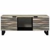 vidaXL Coffee Table Beige and Black 39.37 x 21.26 x 15.75 in