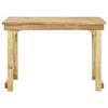 vidaXL Garden Table Brown Impregnated Pinewood Medium Durable