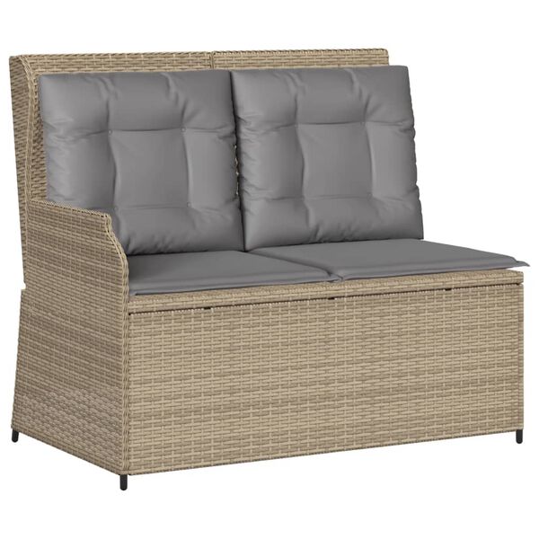 vidaXL Patio Lounge Set Beige and Brown