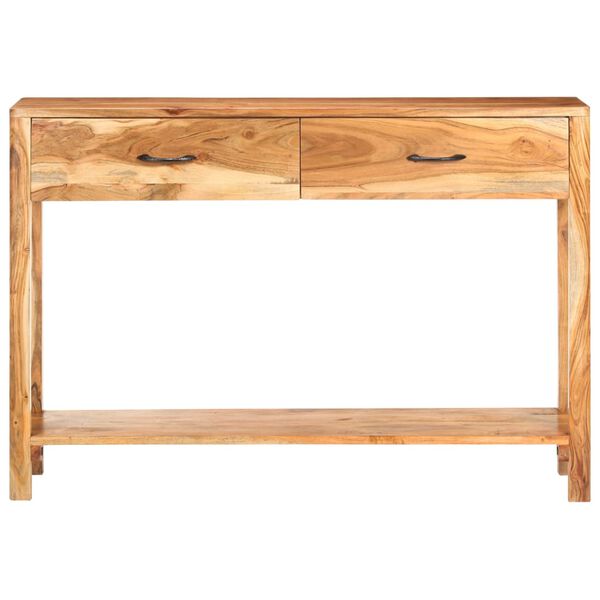 vidaXL Sideboard 43.3"x11.8"x29.5" Solid Acacia Wood