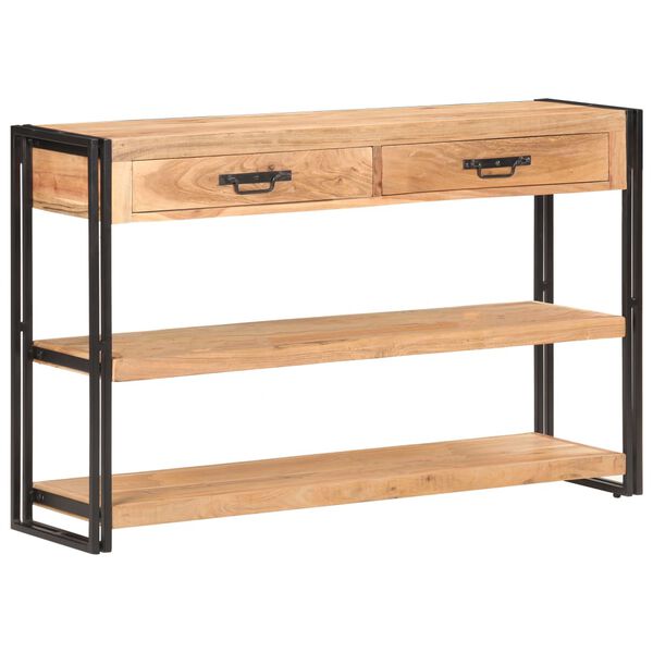 vidaXL Sideboard 47.2"x11.8"x29.5" Solid Acacia Wood