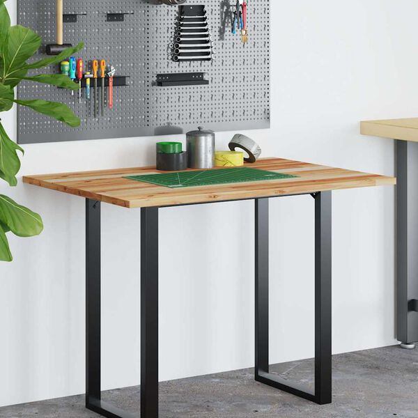 vidaXL Desk Top Oil Finished 31.5x27.6x0.8" Solid Wood Acacia