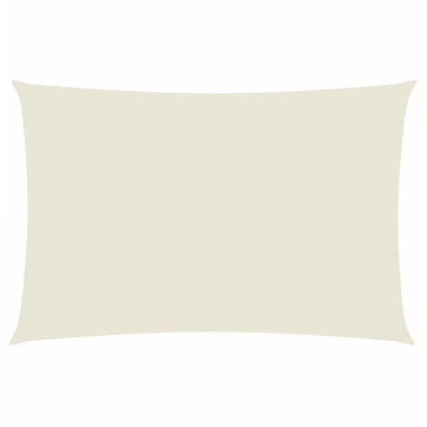 vidaXL Sunshade Sail Oxford Fabric Rectangular 6.6x13.1' Cream