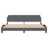 vidaXL Bed Frame Dark Grey
