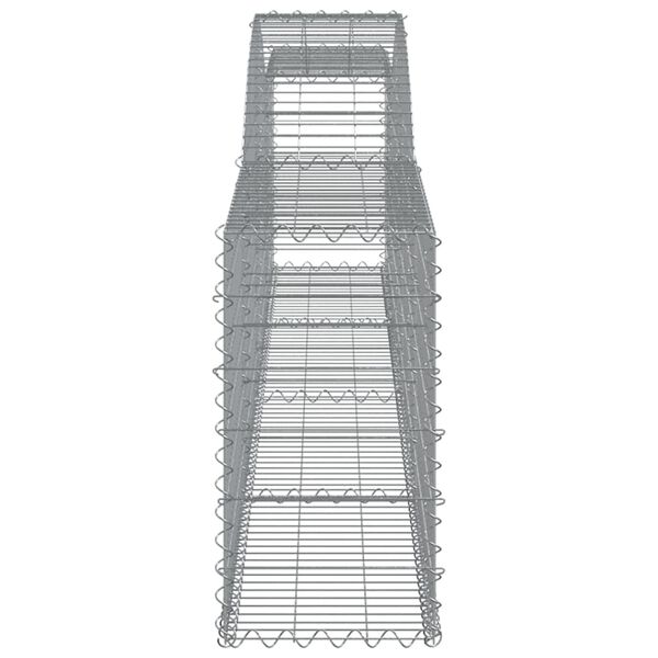 vidaXL Gabion Basket Silver Galvanized Iron Extra Large