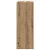 vidaXL Hanging Wall Cabinet Artisan oak Engineered wood 27.4x12.8x35.4 in