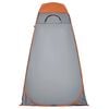 vidaXL Privacy Tent Gray and Orange Pop-up Waterproof