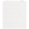 vidaXL Garden Planter White Solid pine wood Large Garden Planter