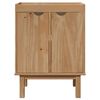 vidaXL Bathroom Sink Cabinet Honey brown Solid pine wood, engineered wood