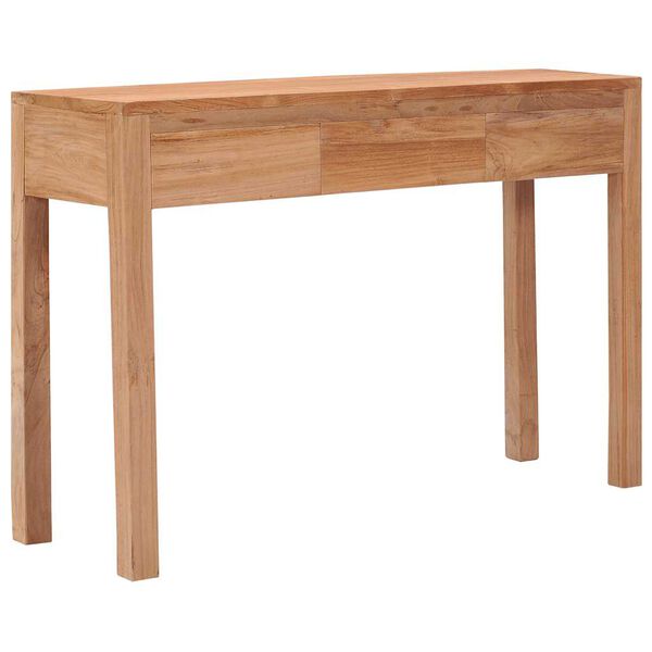 vidaXL Console Table Teak Solid Teak Wood Standard Console Table