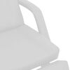 vidaXL Treatment Chair White Faux leather, Iron Large