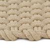 vidaXL Rug Natural Cotton 63.0 x 90.6 in Pattern Area Rug