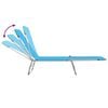vidaXL Sunlounger Set of 2 Blue