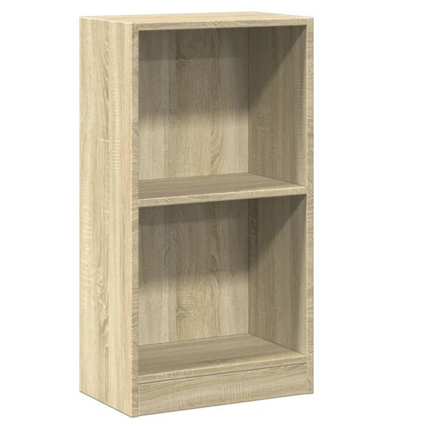 vidaXL Bookshelf Sonoma oak Engineered wood Compact Bookshelf