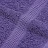 vidaXL Soap Towel Set of 4 Purple 100% Cotton 11.8 x 11.8 in