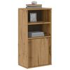 vidaXL Side Cabinet Honey Pine Solid Pine Wood Medium Side Cabinet