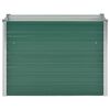 vidaXL Raised Bed Green Galvanized Steel 39.4 x 15.7 x 30.3 in