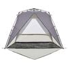 vidaXL Beach Tent 4-Person Gray Quick Release Waterproof