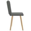 vidaXL Dining Chair Set of 2 Dark Grey
