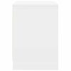 vidaXL Bedside Cabinet White Engineered wood Medium Bedside Cabinet