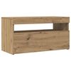 vidaXL TV Cabinet Artisan oak Engineered wood Medium TV Cabinet