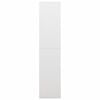 vidaXL Locker Cabinet White Steel Large Locks Locker Cabinet