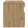 vidaXL TV Cabinet Set of 2 Artisan oak Engineered wood Medium