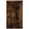 vidaXL Wall Cube Shelf Set of 2 Smoked Oak Engineered Wood Medium