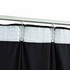 vidaXL Blackout Curtains 2 pcs with Hooks Velvet Black 55.1x68.9"