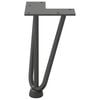 vidaXL Hairpin Table Leg Anthracite Solid powder-coated steel
